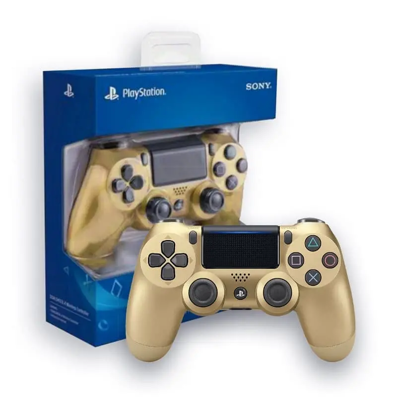 Comando Sony Dualshock Dourado  Ps4 - Novo 1