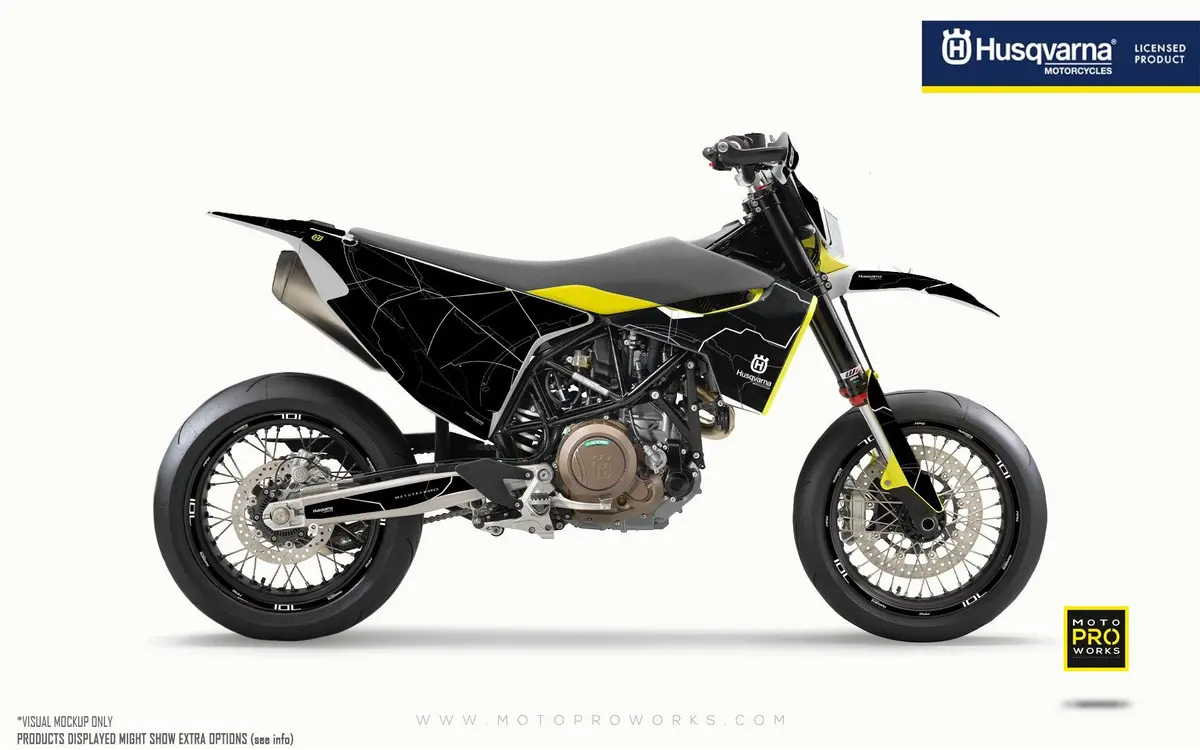 Husqvarna 701 Enduro Graphics - "Robotec" (Black) 1