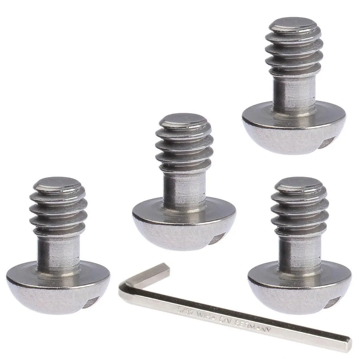 A29 Stainless Steel 1/4"-20 Captive Hex Screws (Set Of 4) 1