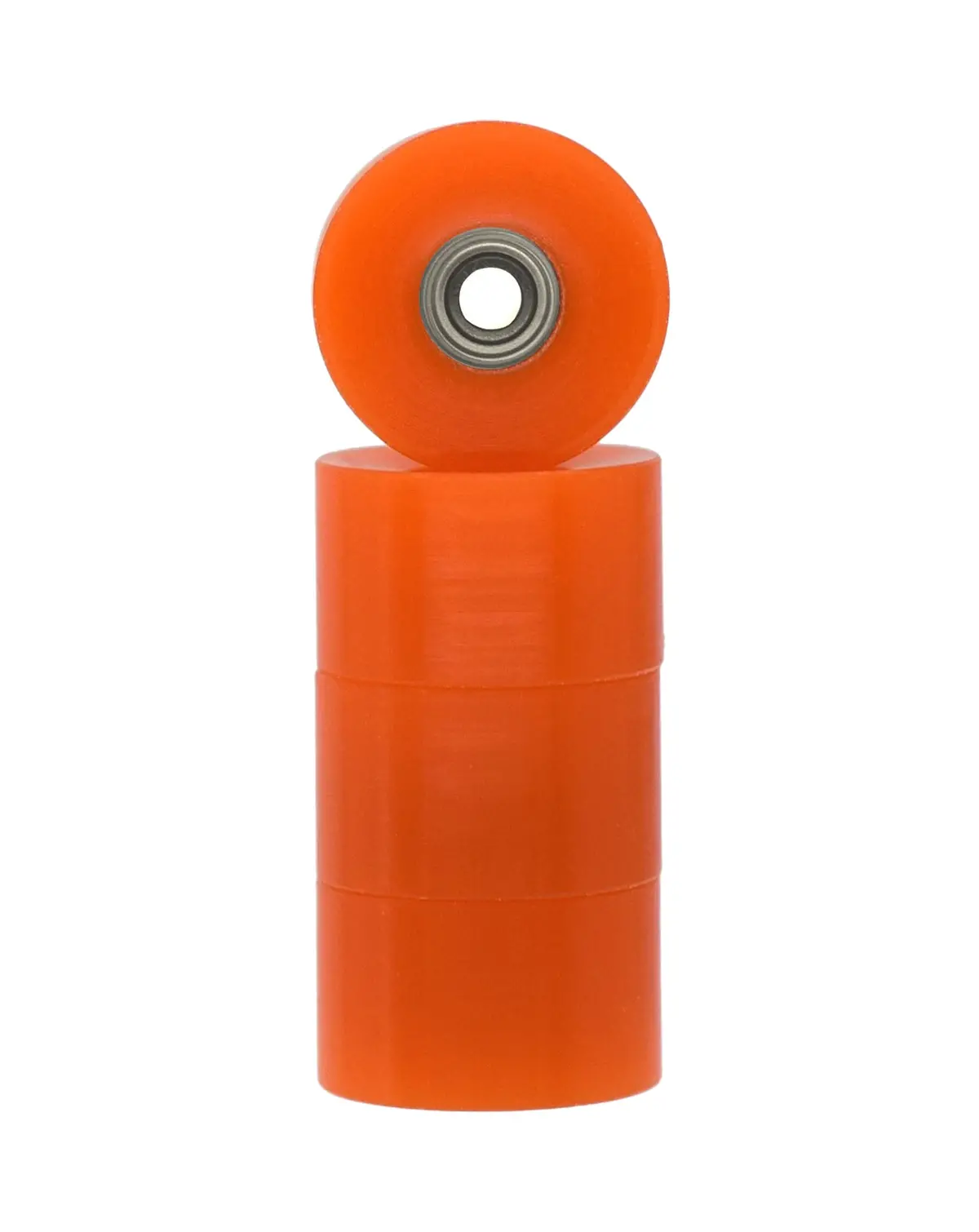 Apex Cruiser Wheels - 71D Urethane - Abec-9 Bearings - "Lava Orange" 2