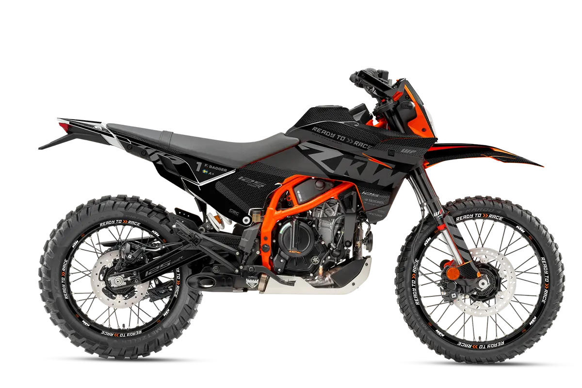 Ktm 125 Enduro R Graphics - "Rr-Tech" (Black) 1