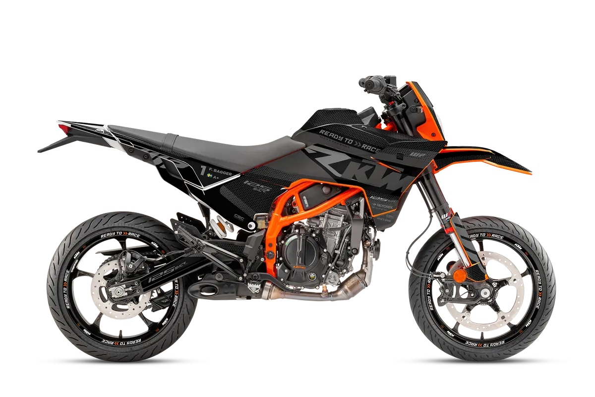 Ktm 125 Smc-R Graphics - "Rr-Tech" (Black) 1