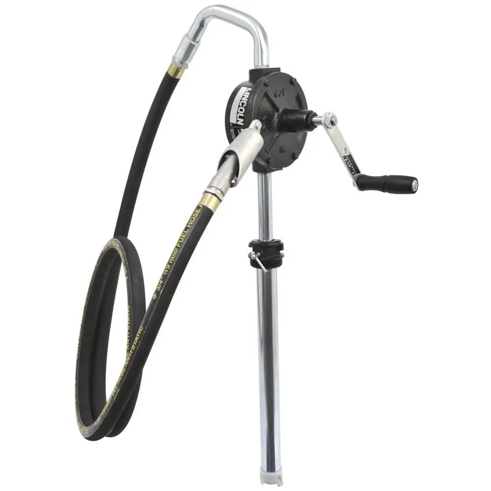 Rotary Barrel Fuel Pump W/ Hose 1