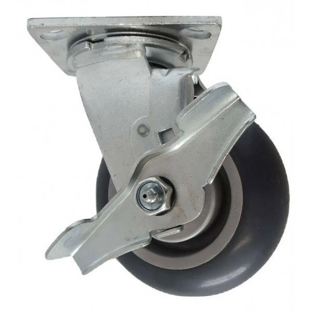 5" X  2" Thermo-Pro Wheel Swivel Caster W/ Brake - 350 Lbs. Capacity 1