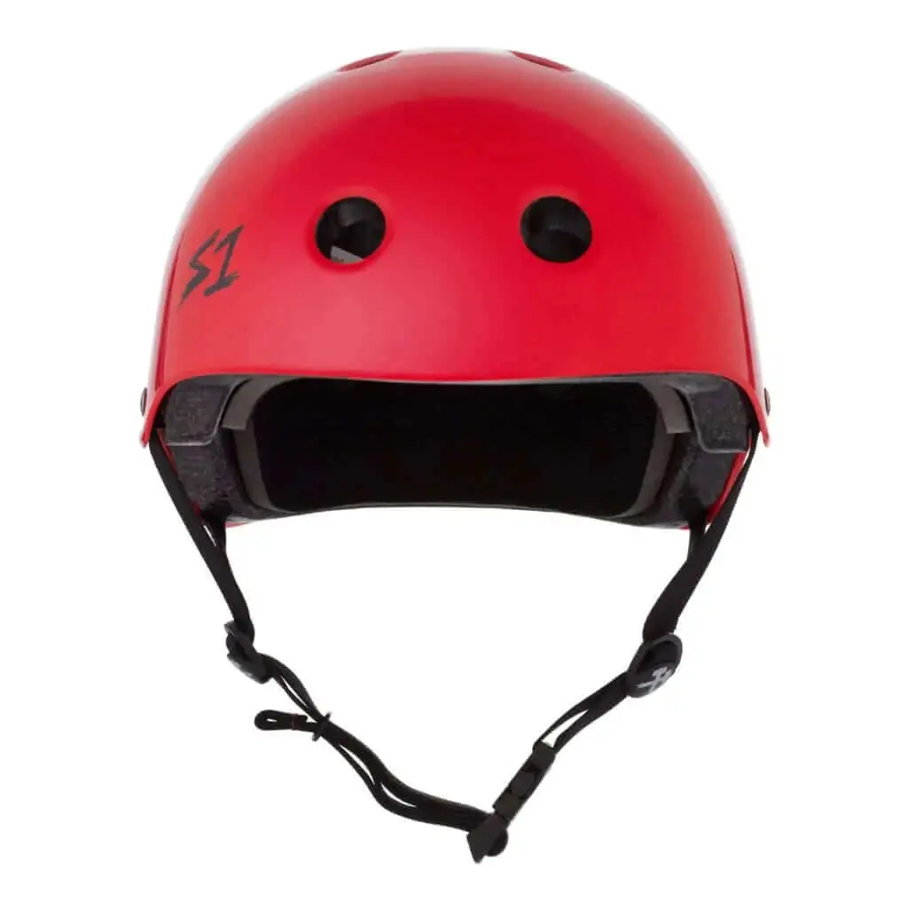 S1 Lifer Bright Gloss Red Helmet 3