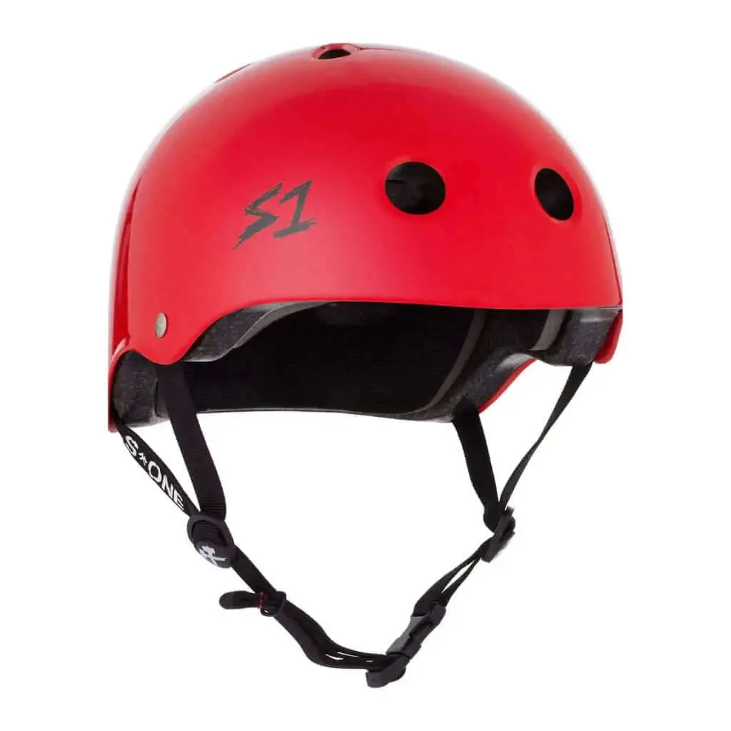 S1 Lifer Bright Gloss Red Helmet 1