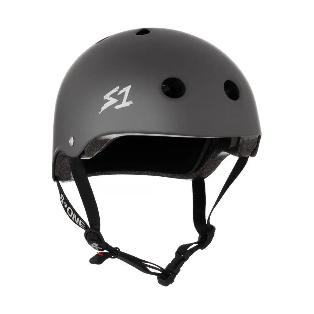 S1 Lifer Dark Matte Grey Helmet 1