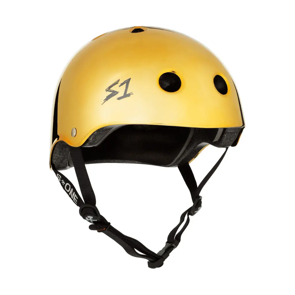 S1 Lifer Gold Mirror Helmet 1
