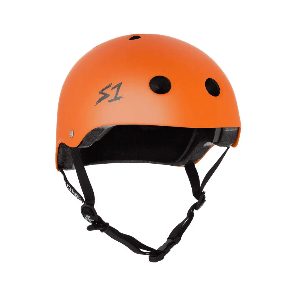 S1 Lifer Matte Orange Helmet 1