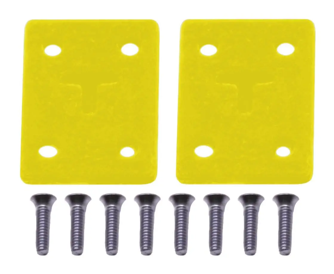 Riser Pad Kit (Includes 8 Long Screws) - Yellow 1