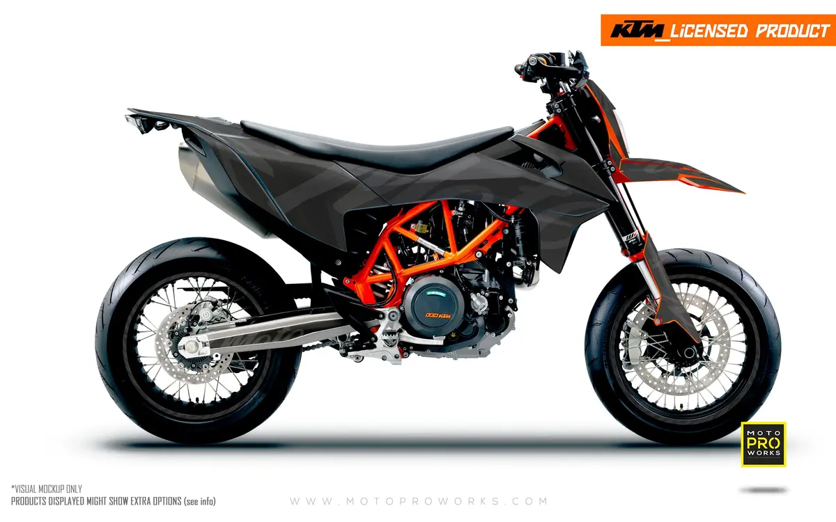 Ktm Graphics - 690 Smc-R "Script" (Grey) 1