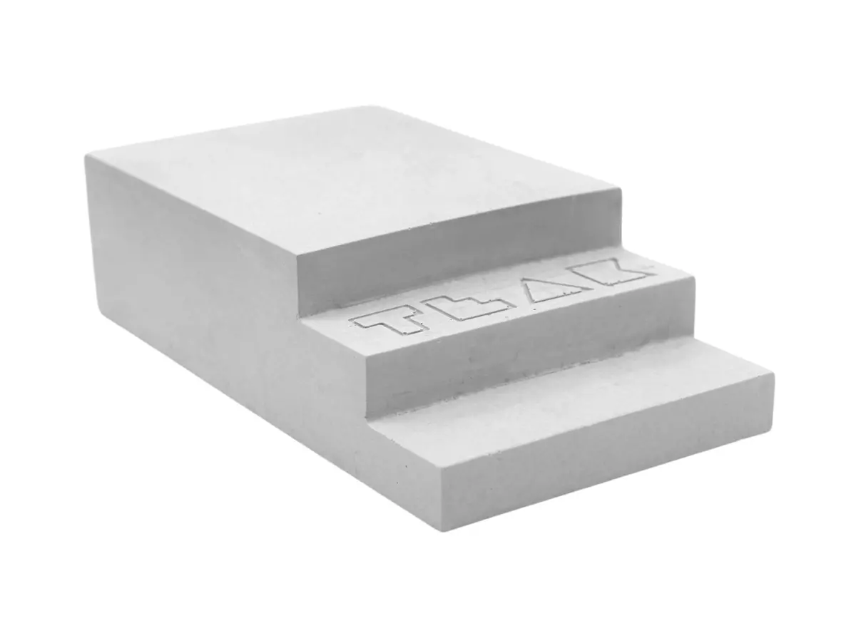 Monument Series Concrete - "The Stoop" Manual Pad Stairs - 5.5" Wide, 3" Long - Sterling Gray Colorway 1
