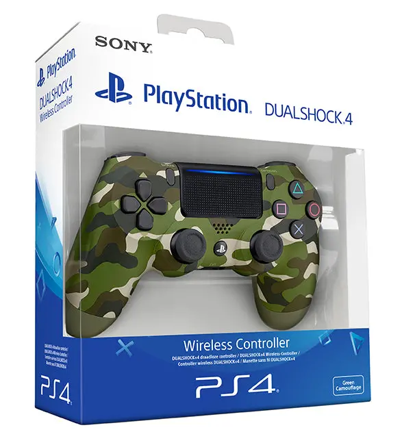Comando Sony Dualshock 4 V2 Green Camouflage Ps4 (Portugal) Novo 1