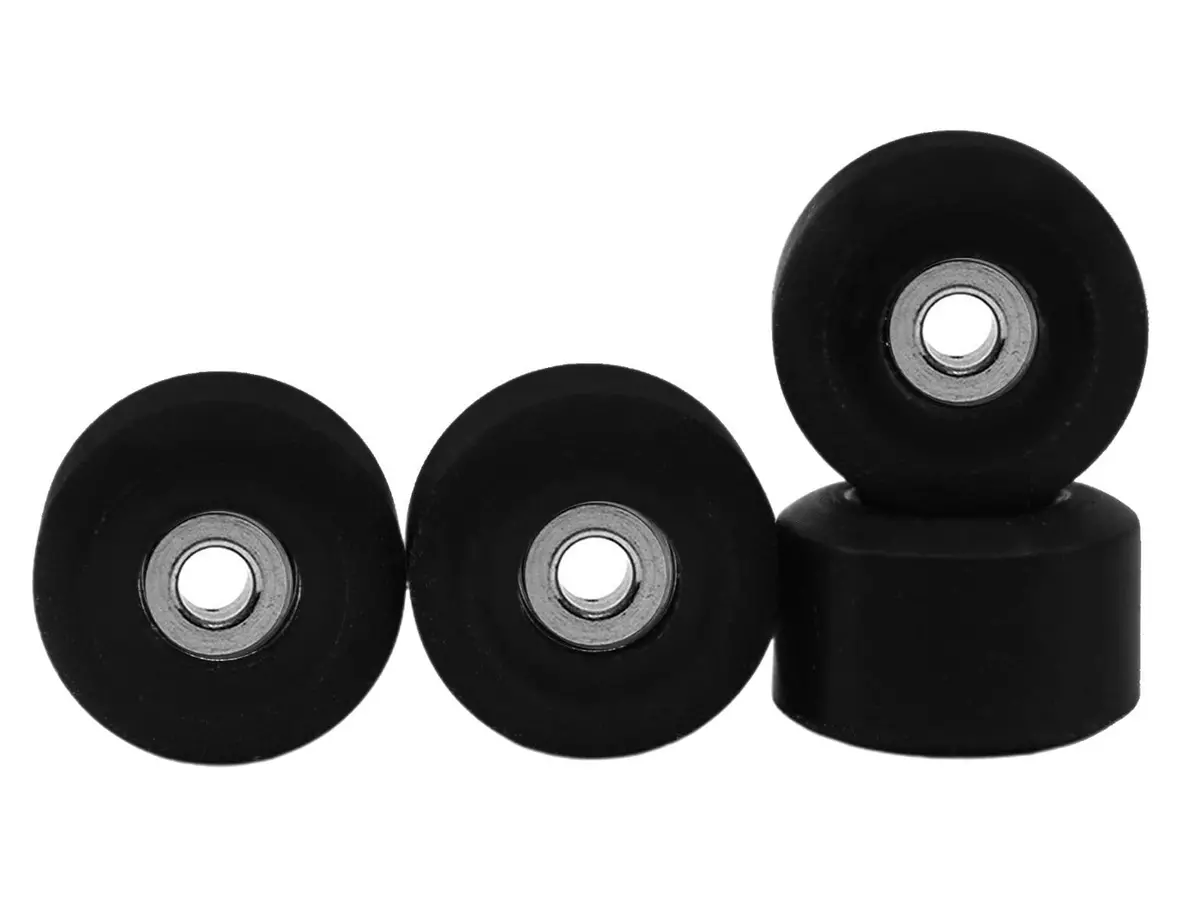 Apex New Street Wheels - 61D Urethane - Ultraspin Bearings - "Pitch Black" 1