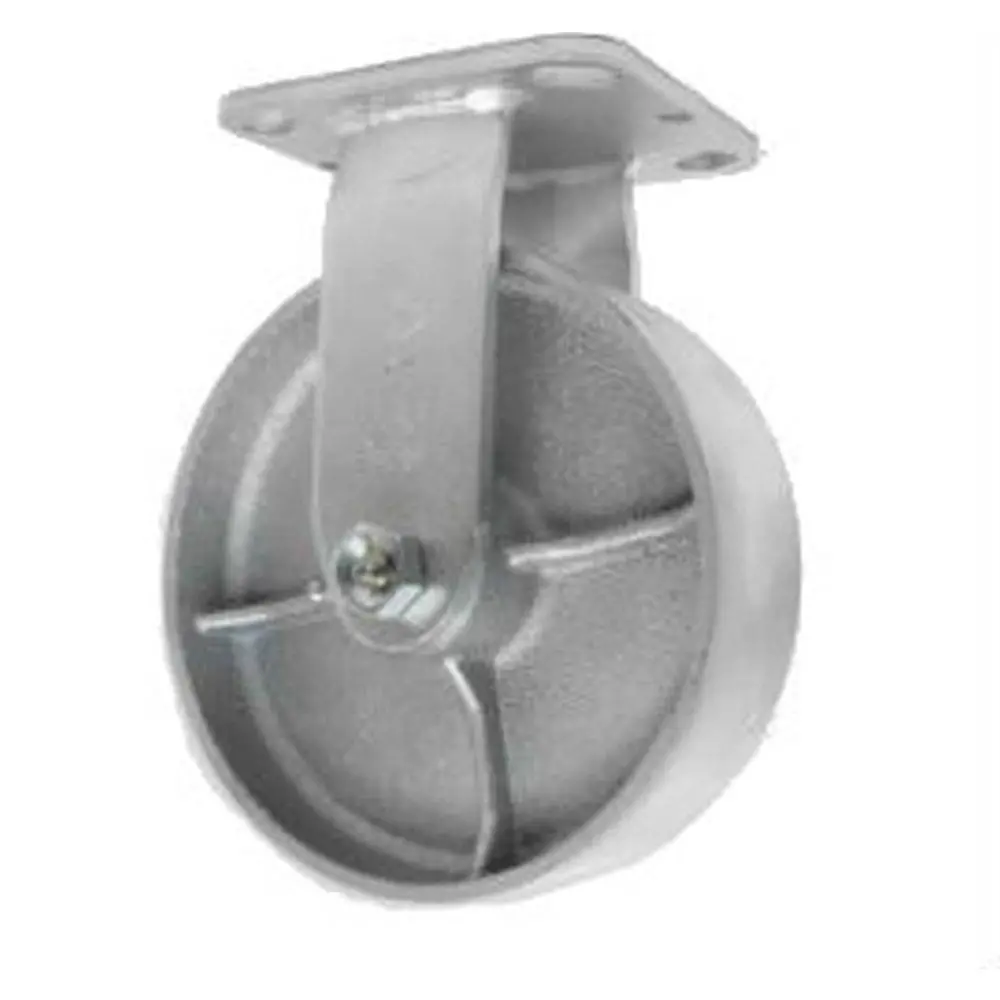 6" X 2" Semi-Steel Wheel Rigid Caster - 1200 Lbs. Capacity 1