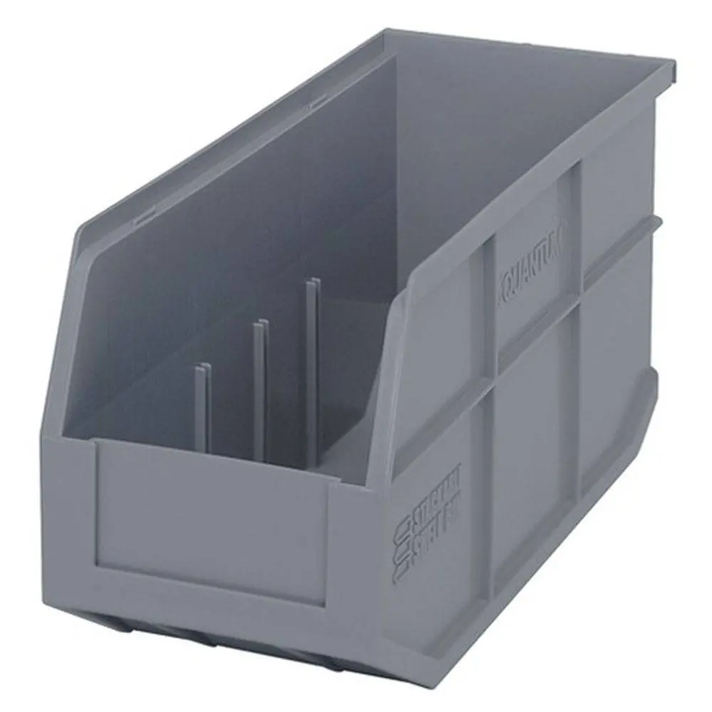 Stackable Shelf Bins 6"W X 14"L (6 Pack) 3
