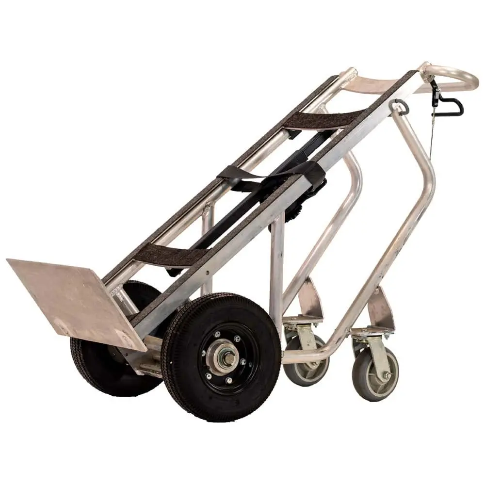 Valley Craft 4-Wheel Deluxe Commercial Hand Trucks, Spring-Loaded Frame 1