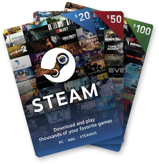 Valve Steam Wallet Egift Card Usa - Digital - Envio Por Email/Whatsapp 1