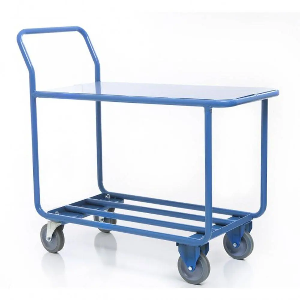 Flat Top Stocking Cart W- Handle 1