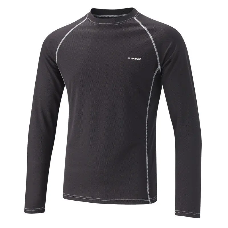 Surfanic Crew Long Sleeve – Youth - Black 1