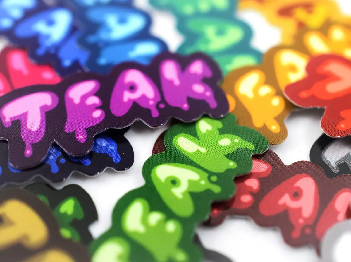 Teak Drip Sticker Pack 2022 Version (17 Colorways) 2