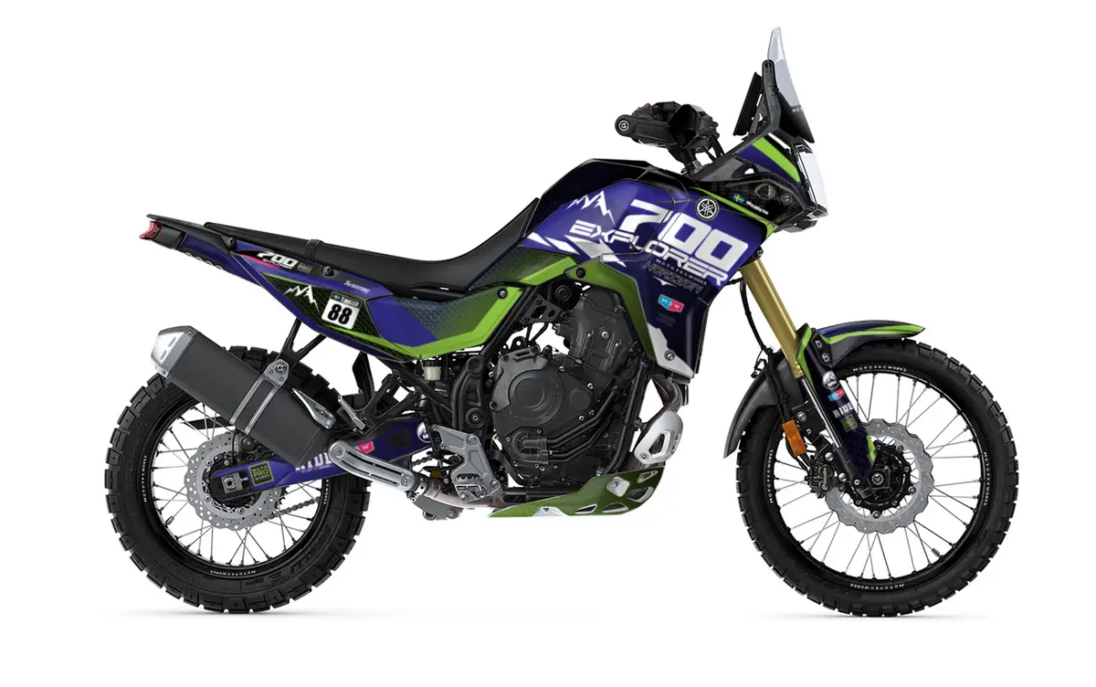 Yamaha Tenere 700 2025 Graphics - "Thrust" (Blue) 1