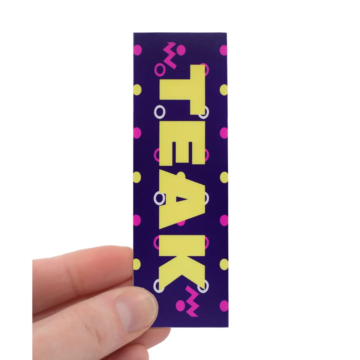 "Confetti Teak Logo" Deck Graphic Wrap - 35Mm X 110Mm 2