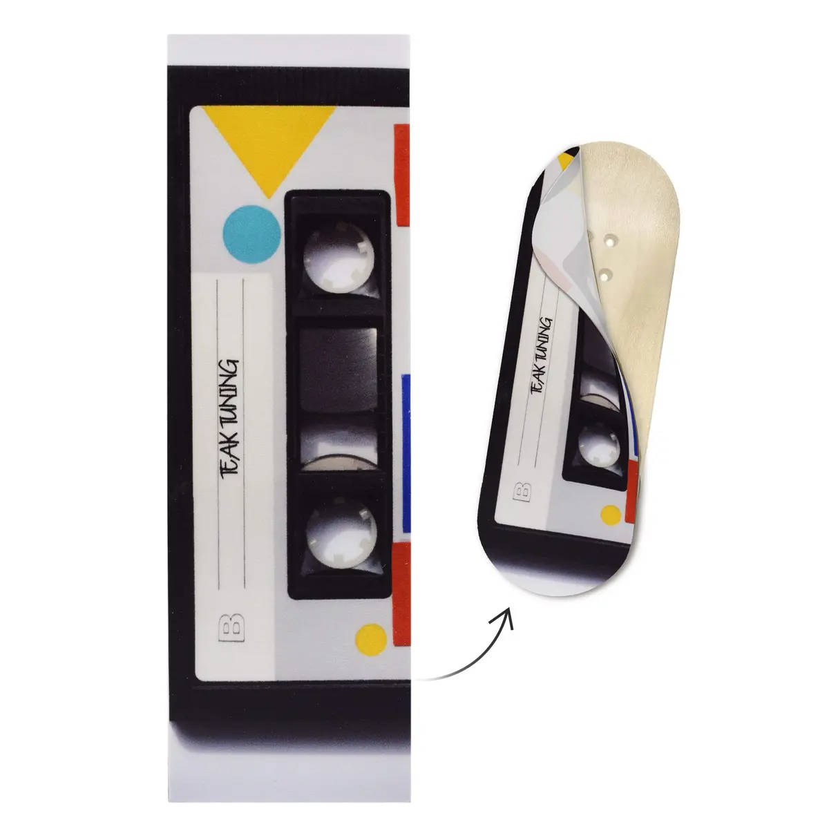 "Cassette Tape" Deck Graphic Wrap - 35Mm X 110Mm 1