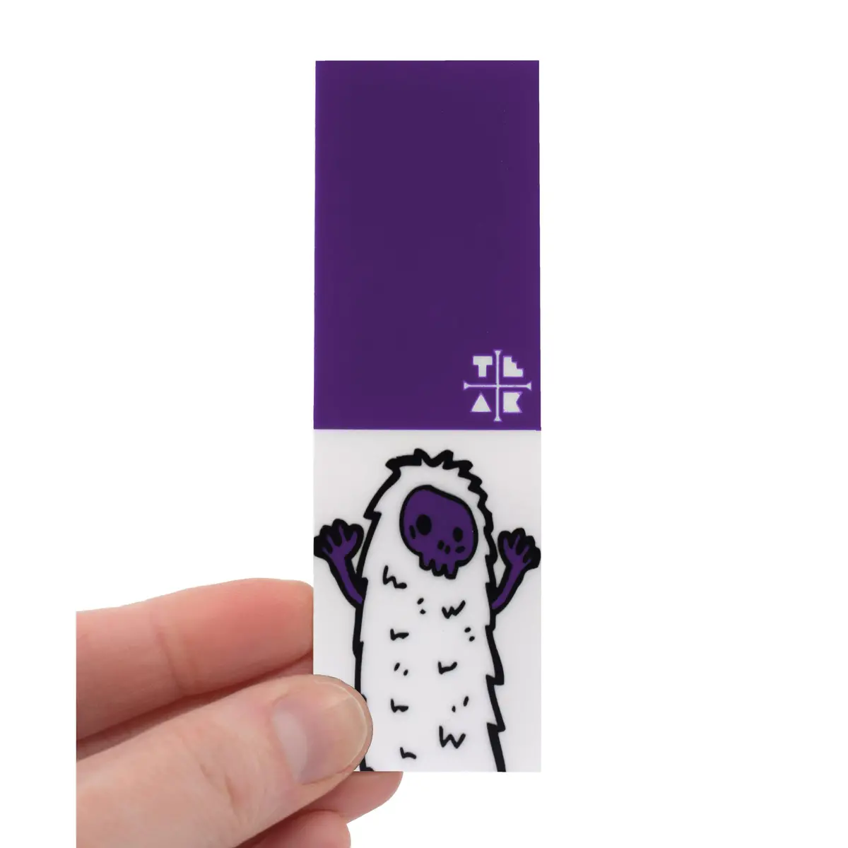 "Purple Yeti" Deck Graphic Wrap (Transparent Background) - 35Mm X 110Mm 2