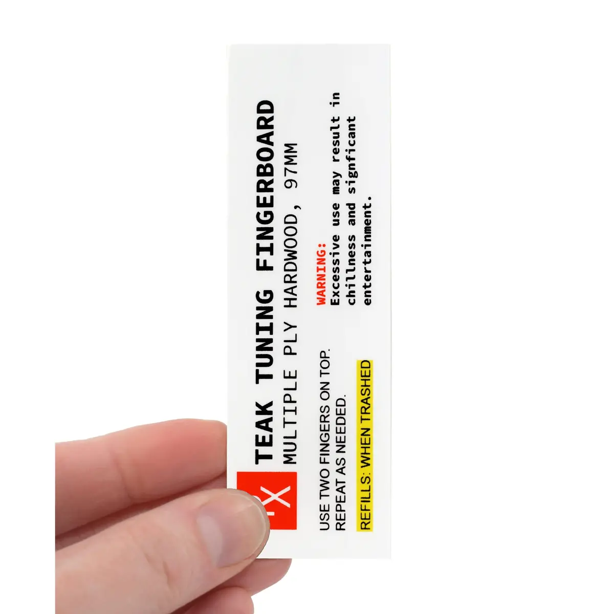 "Teak Prescription" Deck Graphic Wrap - 35Mm X 110Mm 2