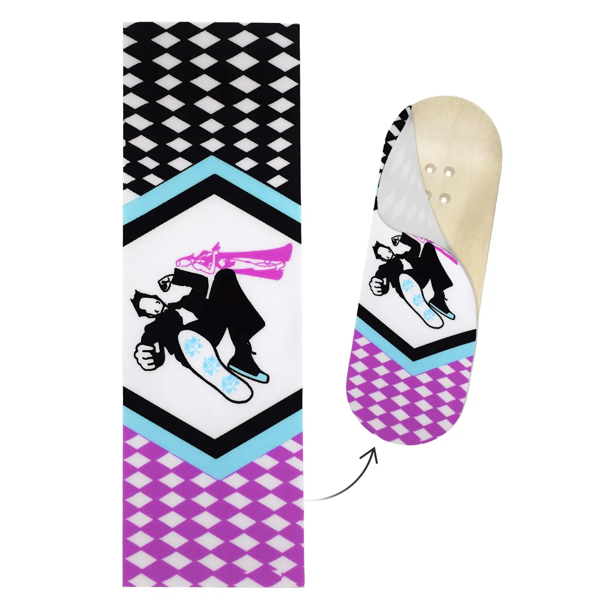 "Spies" Deck Graphic Wrap - 35Mm X 110Mm 1