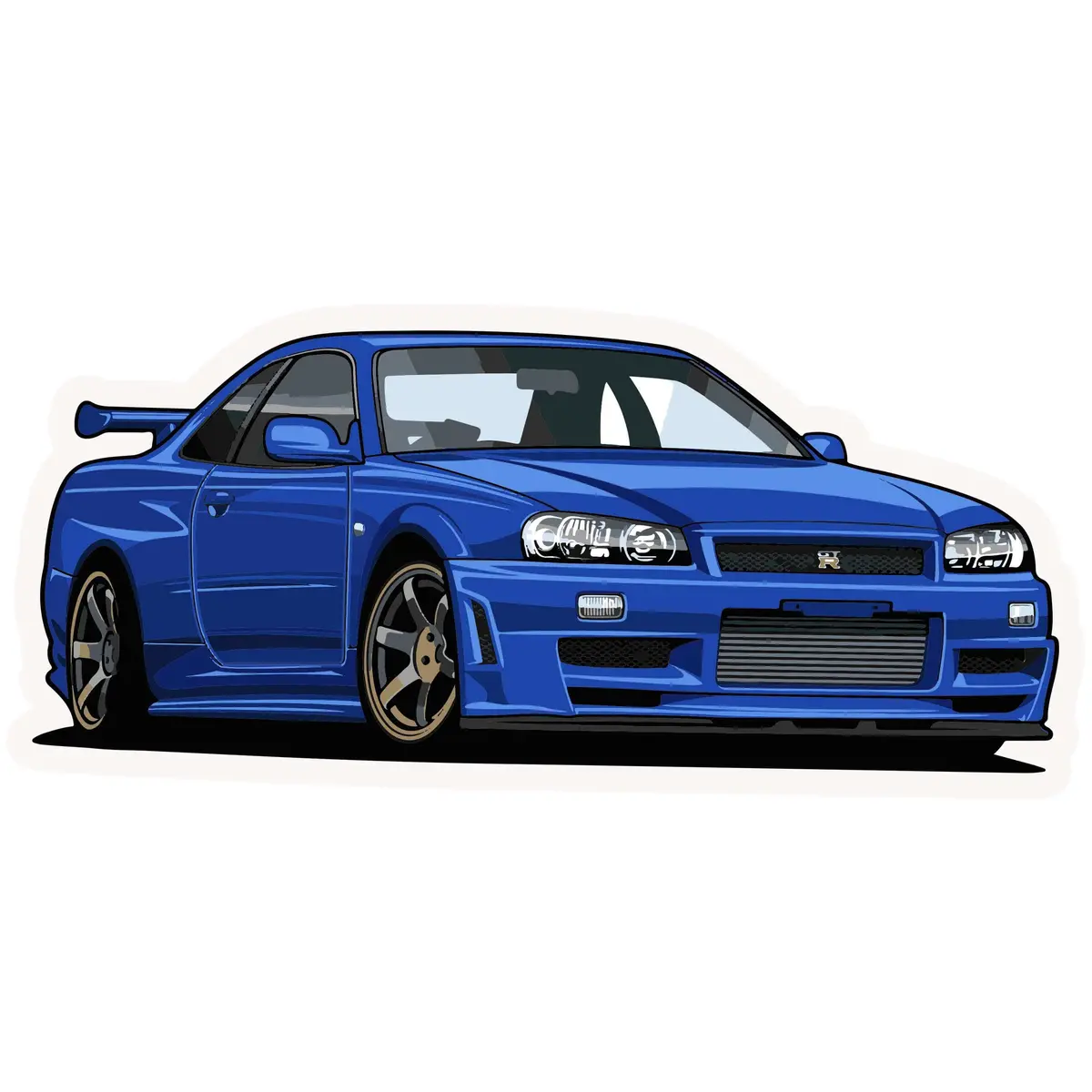 Nissan Skyline R34 Gtr Sticker 1