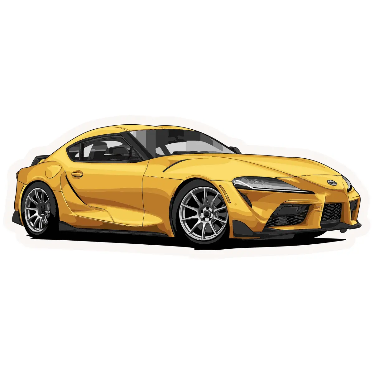 Toyota Supra Gr Sticker 1