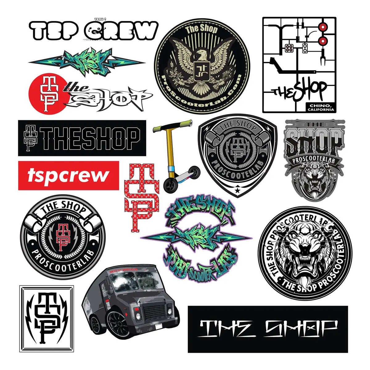 Tsp Crew Classic Sticker Sheet 1