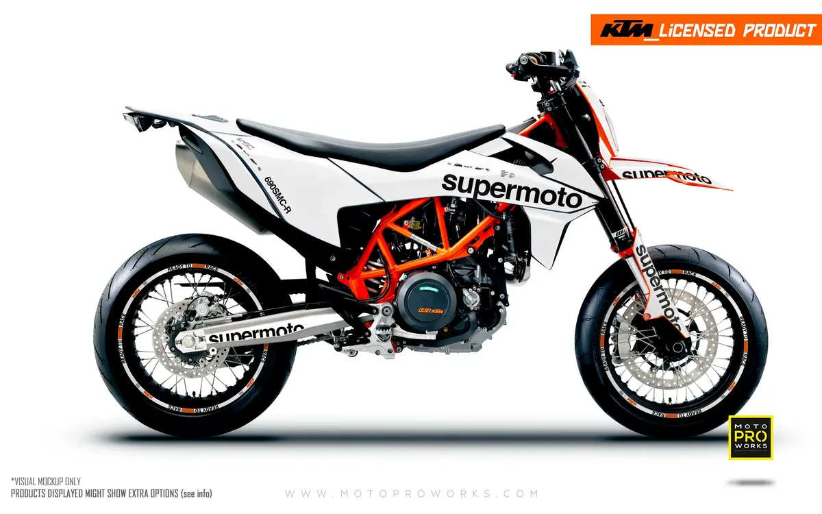 Ktm Graphics - 690 Smc-R "Type" (White) 1