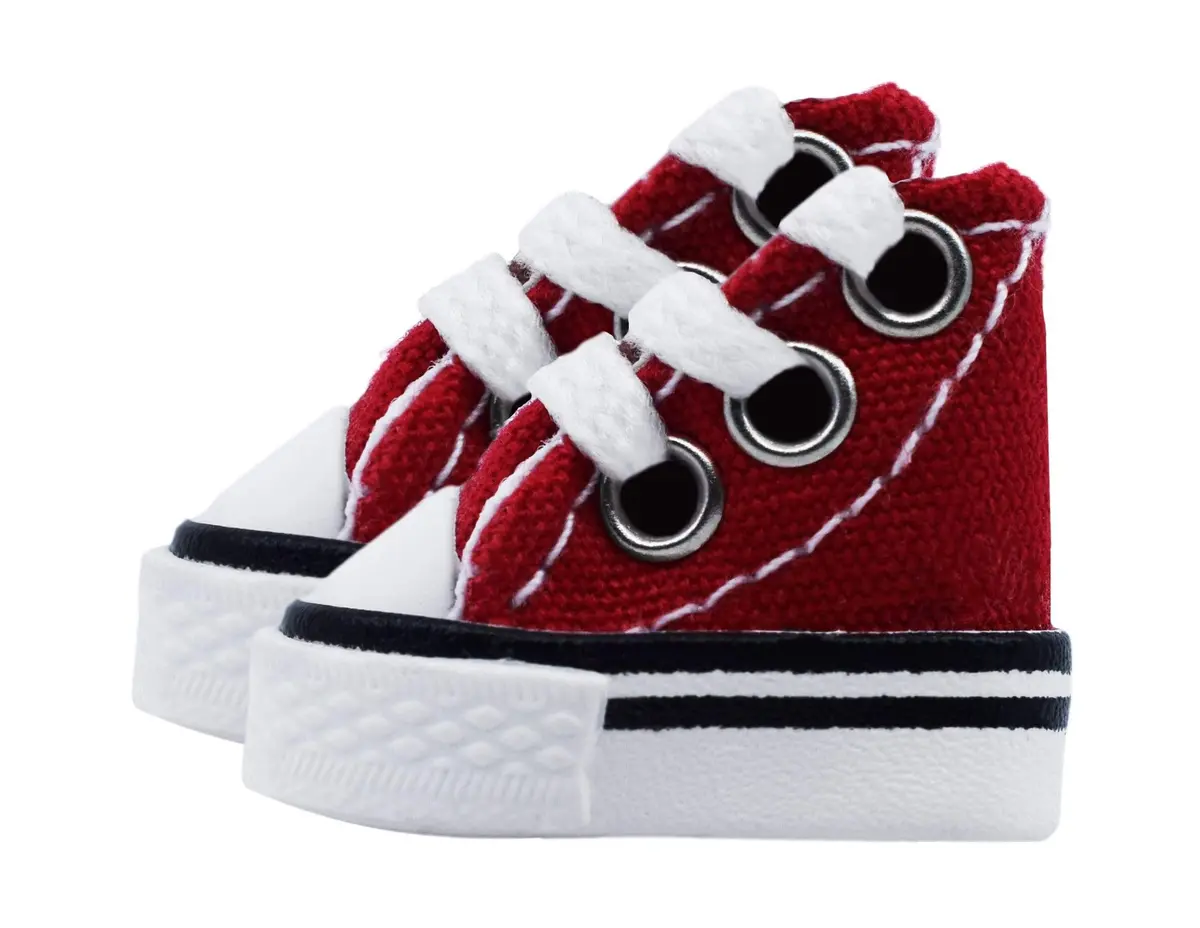 Fingerboard Shoes, Pair - Red 1