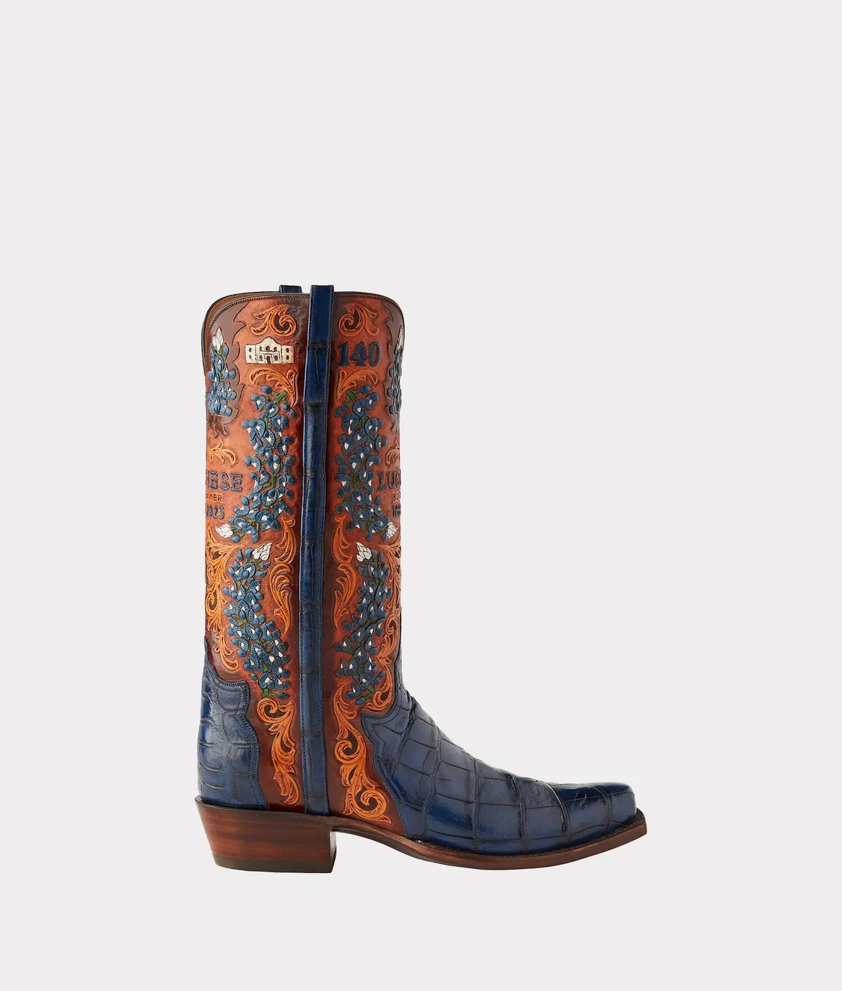 Men's Bluebonnet 140Th Anniversary Boot :: Cavalry Blue 1