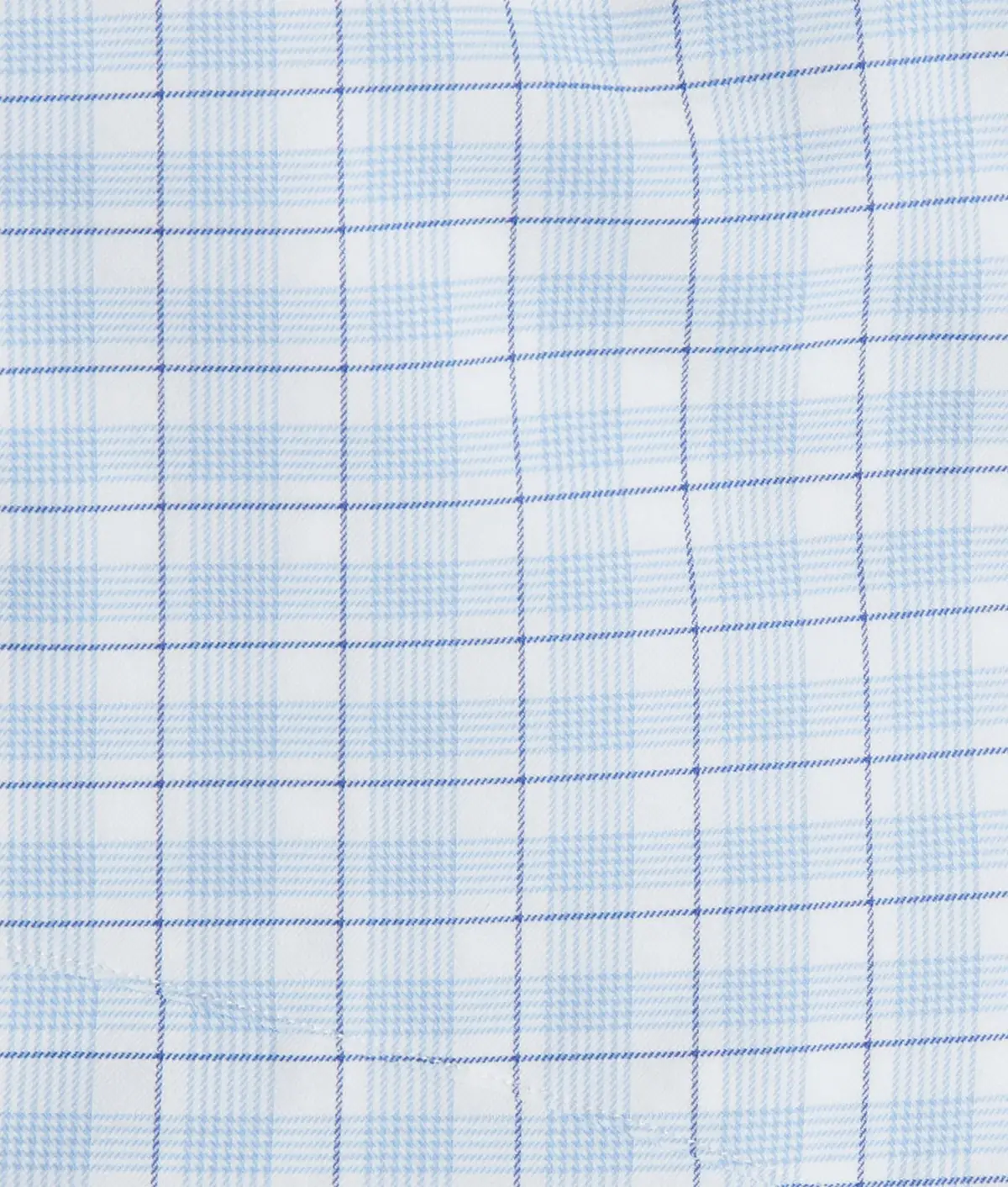 San Antonio Cowboy Fit :: White And Blue Graph Plaid 4