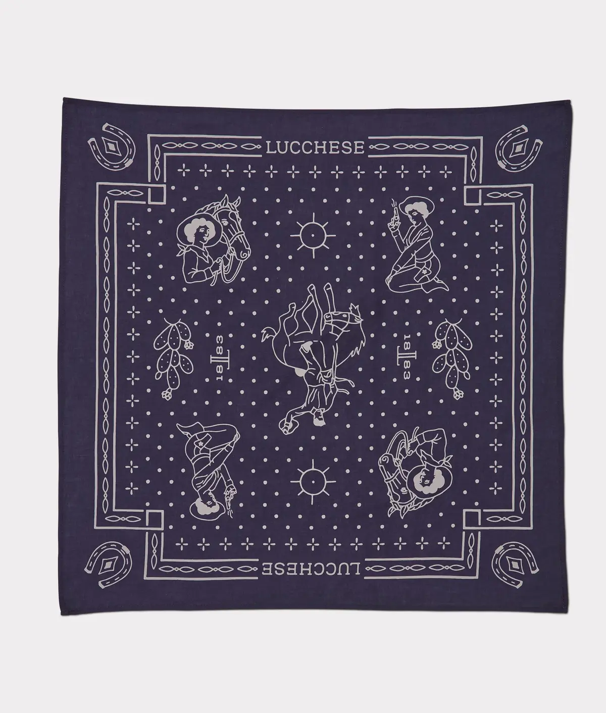 Western Bandana :: Navy 1