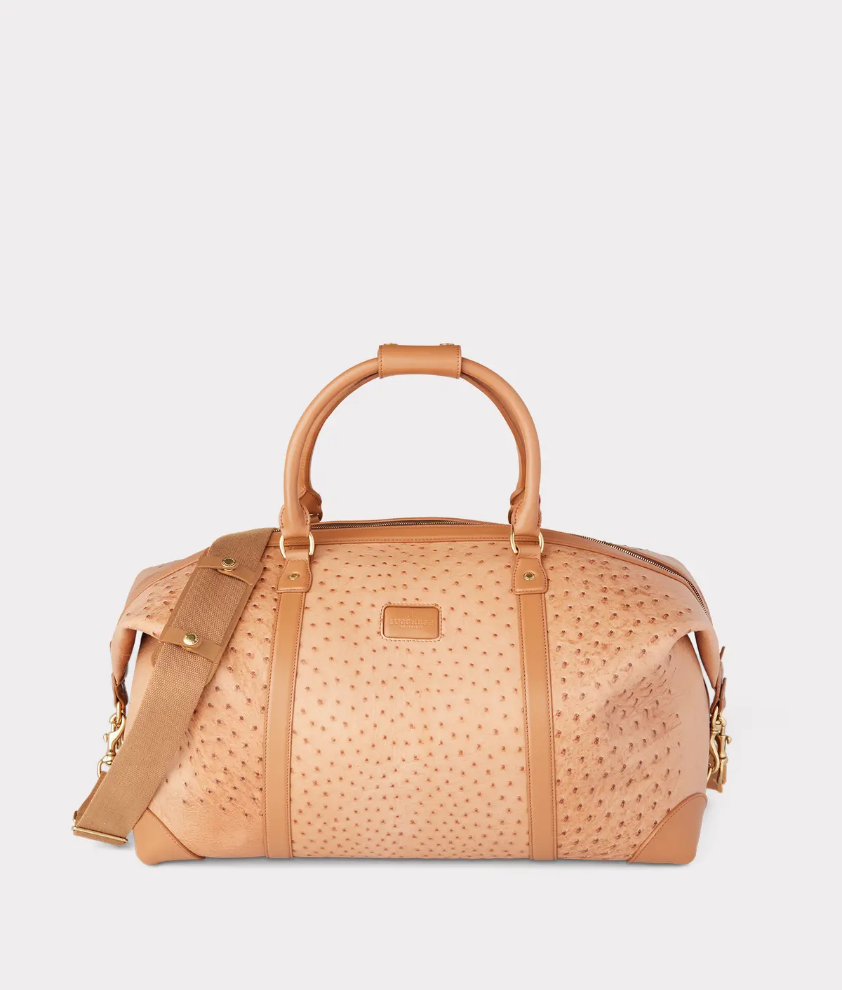Ostrich Duffle - Large :: Cognac 1