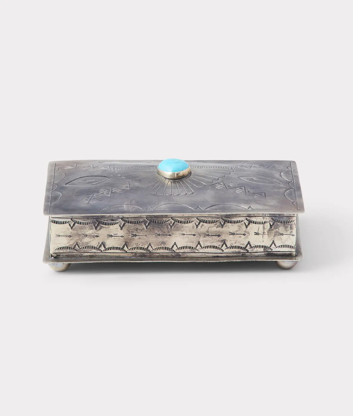 Southwestern Thunderbird Box :: Silver 1