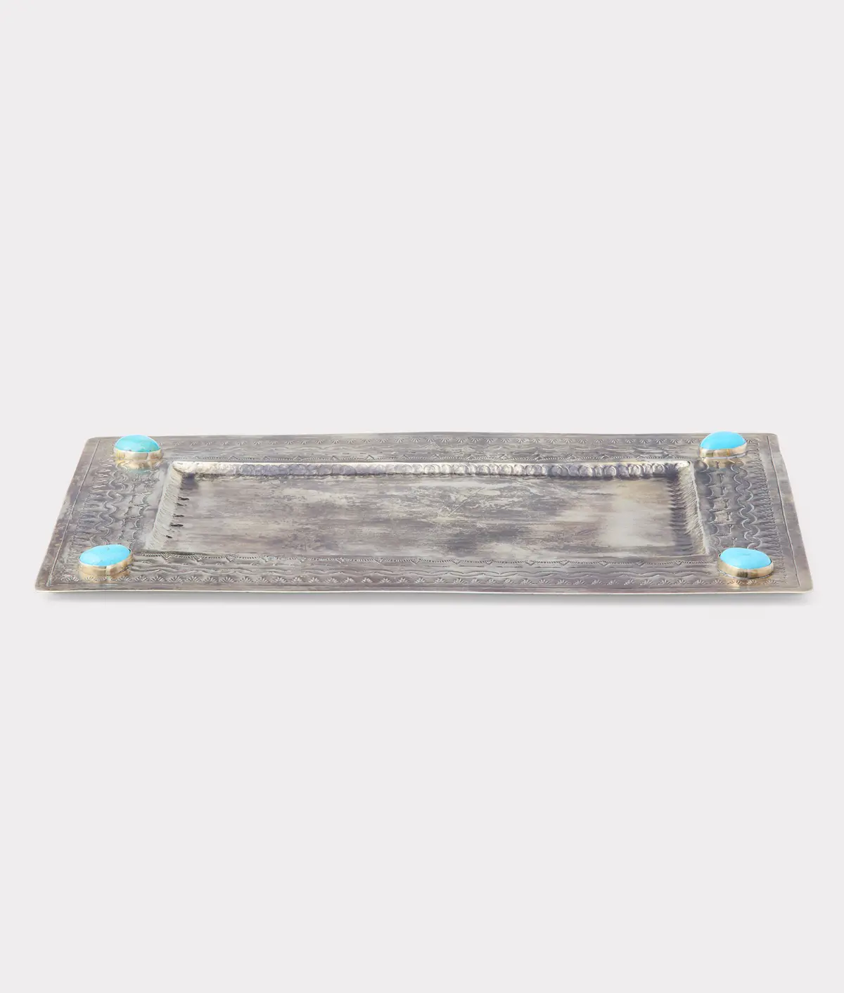 Large Southwestern Tray :: Silver 2