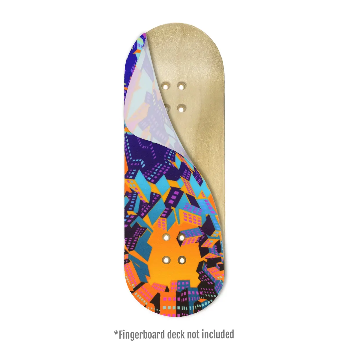 "Infinite City" Artist Collaboration Deck Graphic Wrap - 35Mm X 110Mm 2