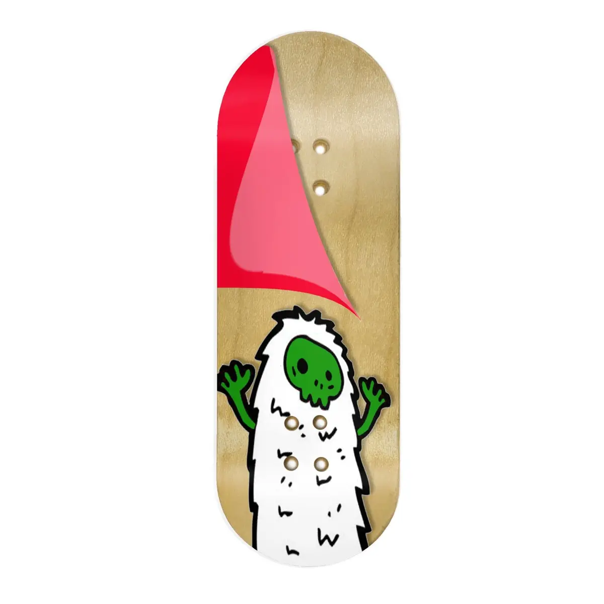 Limited Edition "Christmas Yeti" Deck Graphic Christmas Wrap (Transparent Background) - 35Mm X 110Mm 2