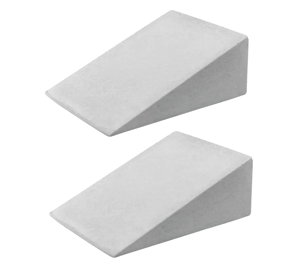 2Pk Monument Series Concrete Lowboy 1.5 Kicker Ramps, Medium - 1.5 Inch Tall, 4 Inches Long - "Sterling Gray" Colorway 1