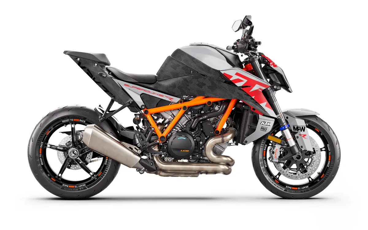 Ktm 1390 Super Duke R/Evo Graphics - "Vektra" (Chalk) 1