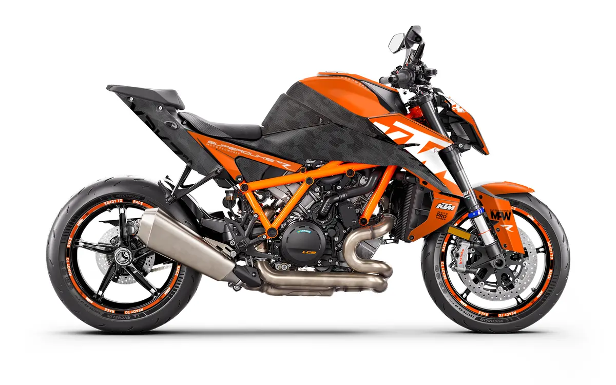 Ktm 1390 Super Duke R/Evo Graphics - "Vektra" (Orange) 1