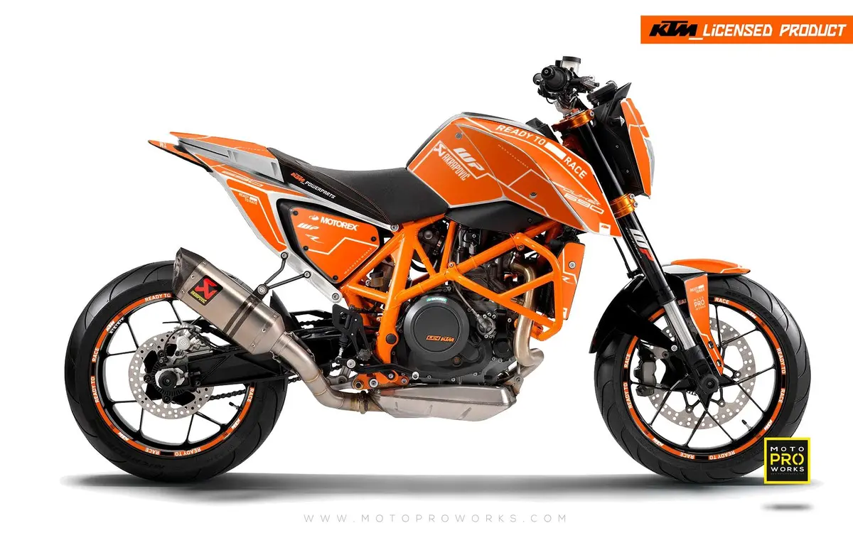 Ktm 690 Duke Graphics - "Vessel" (Orange) 1