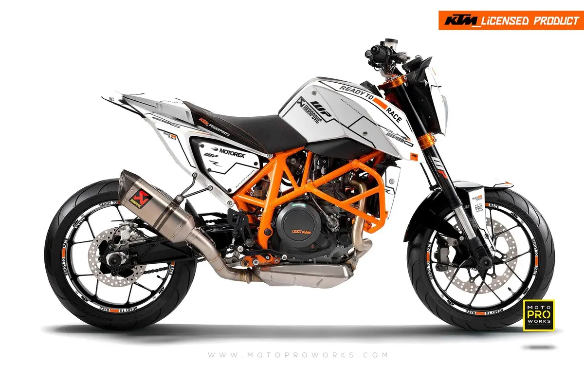 Ktm 690 Duke Graphics - "Vessel" (White) 1