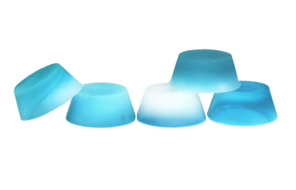 Bubble Bushings Pro Duro Series - Multiple Durometers - Teak Team Signature Waves Swirl, Inspired By Waves.Fb 1